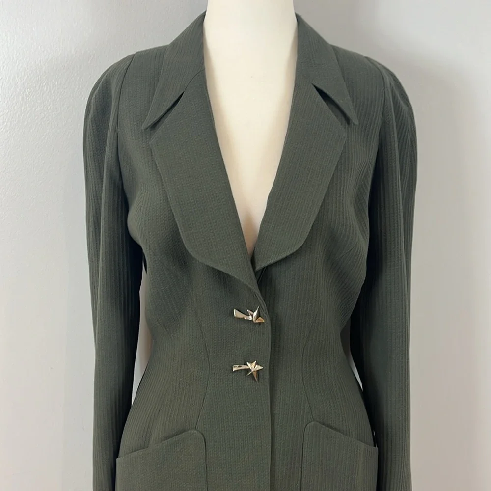 Thierry Mugler Vintage Wool Skirt Suit - Picture 7 of 17